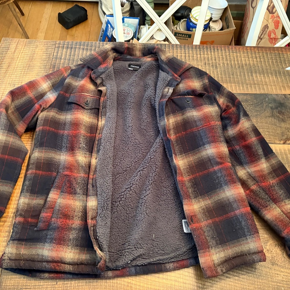 Marmot insulated flannel shirt Jac